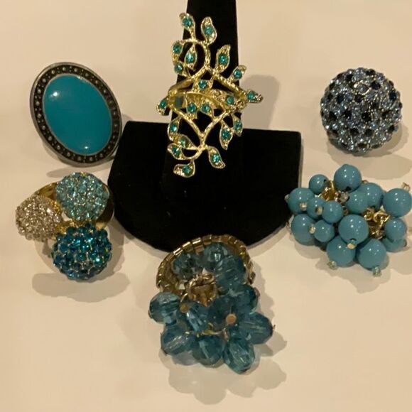 Set of 6 rings  - Picture 1 of 2